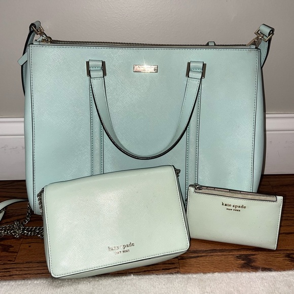 Kate Spade Crystal Blue Women's Bag Set